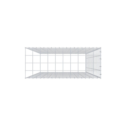 Extra gabion typ 4 200 cm x 100 cm x 40 cm (L x H x D), maskstorlek 10 cm x 10 cm, C-ring