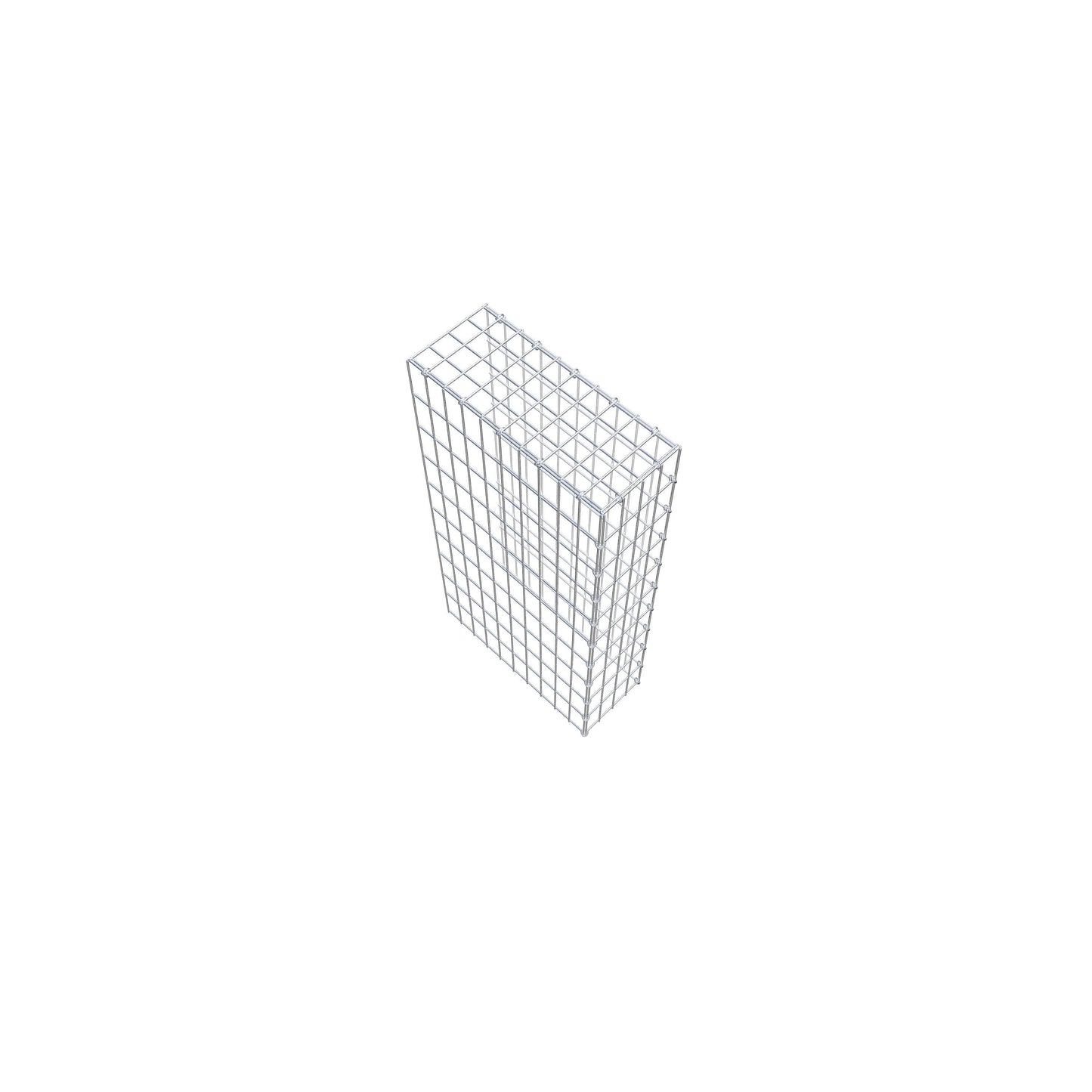 Fourche rapportée type 4 100 cm x 50 cm x 20 cm (L x H x P), maille 5 cm x 10 cm, anneau en C