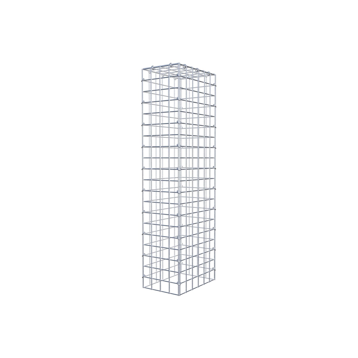 Anbaugabione Typ 3 100 cm x 30 cm x 20 cm (L x H x T), Maschenweite 5 cm x 5 cm, C-Ring