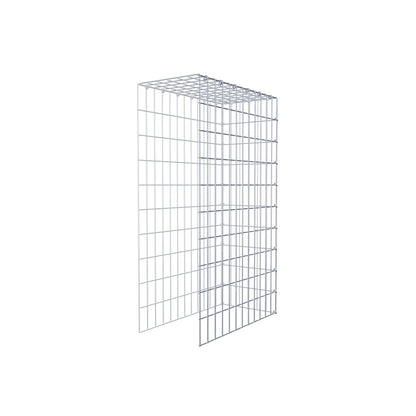 Gavión complementario de tipo 4 100 cm x 60 cm x 30 cm (L x A x P), malla 5 cm x 10 cm, anillo en C