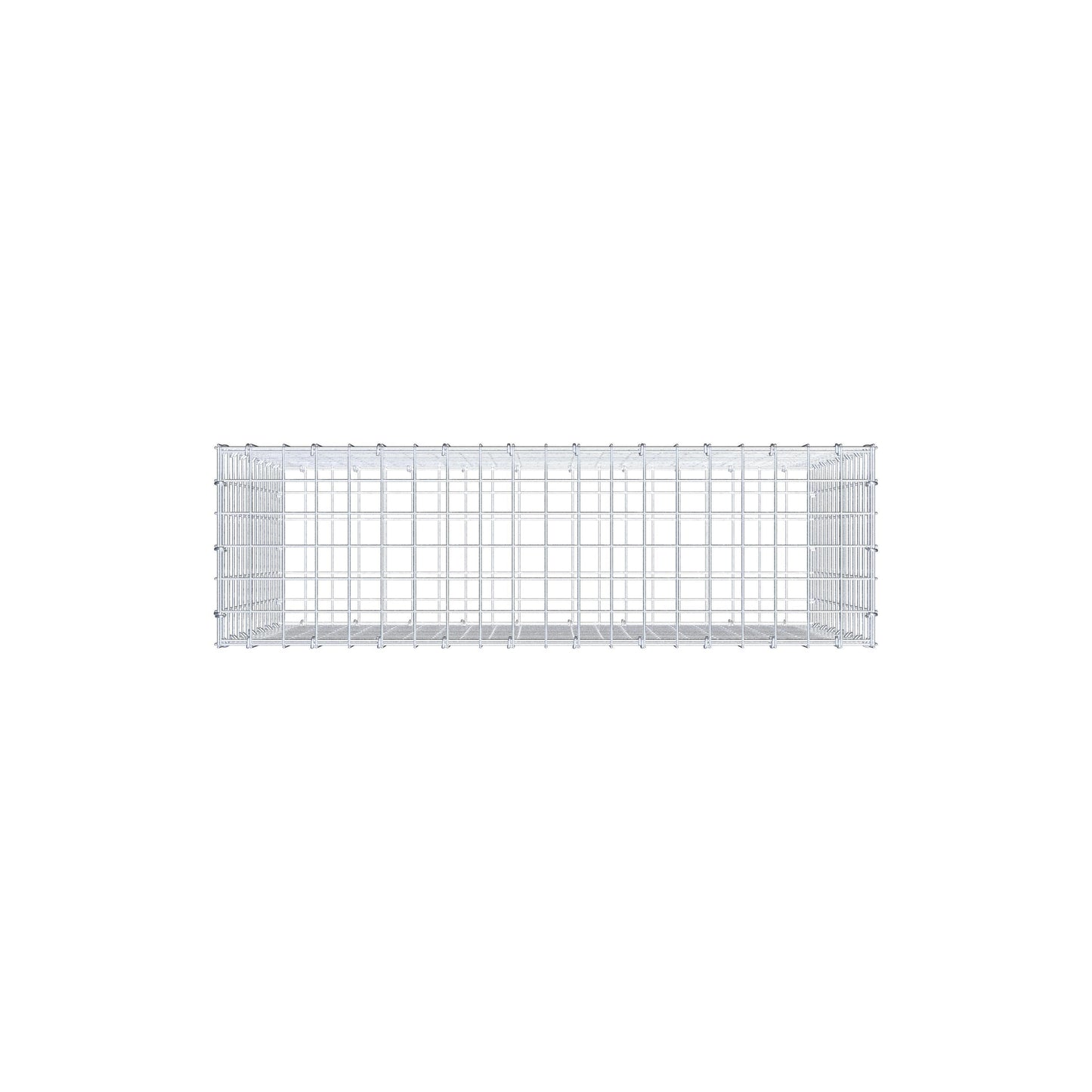 Gavión 100 cm x 70 cm x 30 cm (L x A x P), luz de malla 5 cm x 5 cm, anillo en C