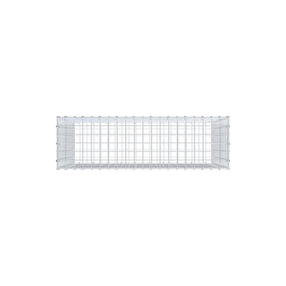Gavión 100 cm x 70 cm x 30 cm (L x A x P), luz de malla 5 cm x 5 cm, anillo en C