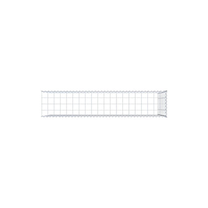 Anbaugabione Typ 4 200 cm x 100 cm x 40 cm (L x H x T), Maschenweite 10 cm x 10 cm, Spirale