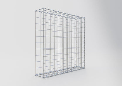 Add-on schanskorf type 2 100 cm x 100 cm x 20 cm (L x H x D), maaswijdte 10 cm x 10 cm, spiraal