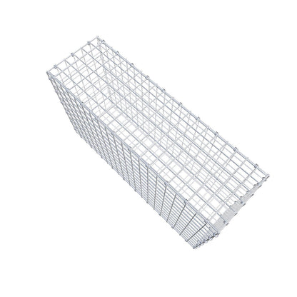 Gabion 100 cm x 60 cm x 30 cm (L x H x D), maskestørrelse 5 x 5 cm, spiralring
