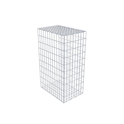 Gabião tipo 2 100 cm x 60 cm x 40 cm, malhagem 5 cm x 10 cm, anel C