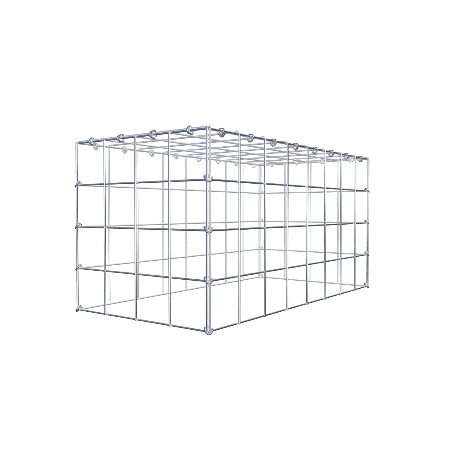 Pilote adicional tipo 3 80 cm x 40 cm x 40 cm (L x A x P), malla 10 cm x 10 cm, anillo en C