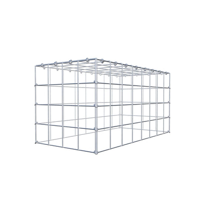 Pilote adicional tipo 3 80 cm x 40 cm x 40 cm (L x A x P), malla 10 cm x 10 cm, anillo en C