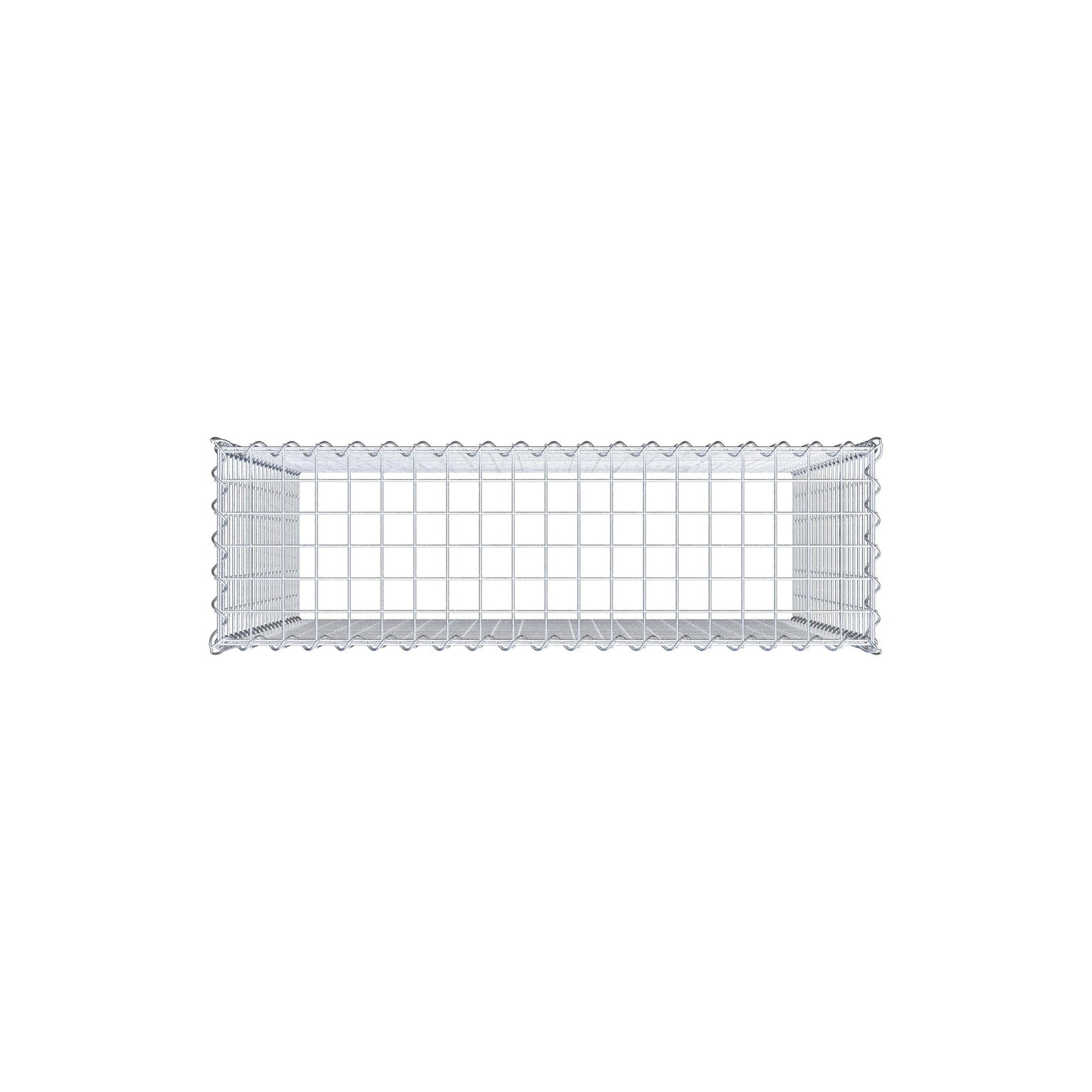 Grown-on gabion type 3 100 cm x 100 cm x 30 cm (L x H x D), mesh size 5 cm x 5 cm, spiral