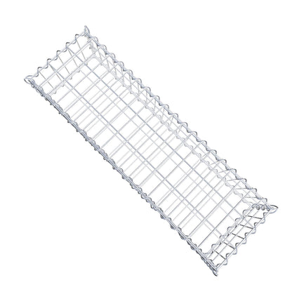 Gabion 100 cm x 20 cm x 30 cm (L x H x D), maskestørrelse 5 cm x 10 cm, spiral
