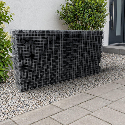 Gabbione 200 cm x 100 cm x 30 cm (L x H x P), maglia 5 cm x 5 cm, spirale