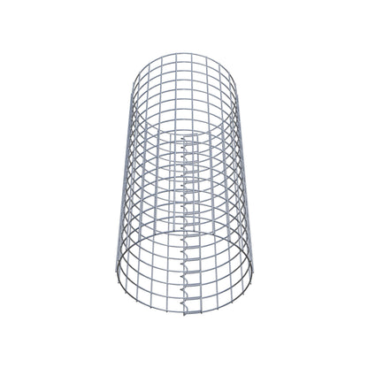 Gabionpelare rund 37 cm diameter, 80 cm höjd, maskstorlek 5 cm x 5 cm