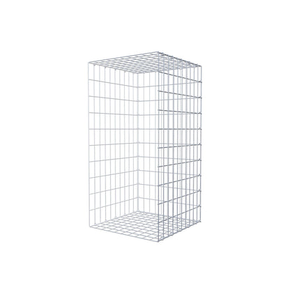 Gabião tipo 2 100 cm x 50 cm x 50 cm, malhagem 5 cm x 10 cm, anel C