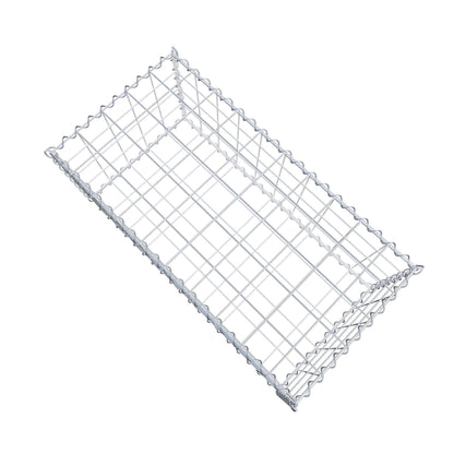 Gabião 100 cm x 40 cm x 50 cm (C x A x P), malhagem 10 cm x 10 cm, espiral