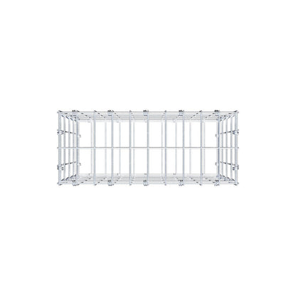 Gabion 50 cm x 40 cm x 20 cm (L x H x D), mesh size 5 x 10 cm, spiral ring