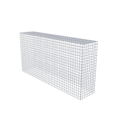 Mounted gabion type 3 200 cm x 100 cm x 40 cm (L x H x D), mesh size 5 cm x 5 cm, C-ring