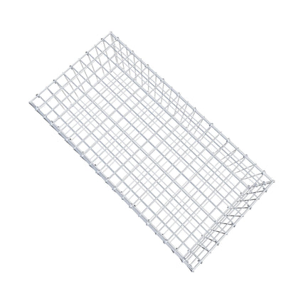Gabion 100 cm x 30 cm x 50 cm (L x H x D), mesh size 5 cm x 10 cm, C-ring