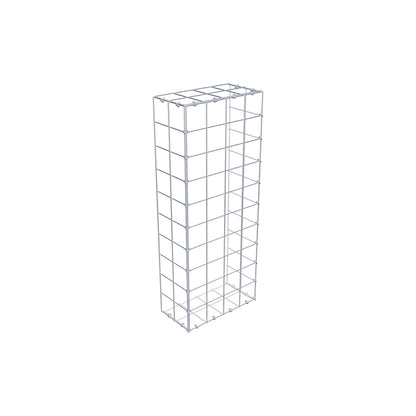 Gavión complementario de tipo 2 100 cm x 20 cm x 40 cm (L x A x P), malla 10 cm x 10 cm, anillo en C