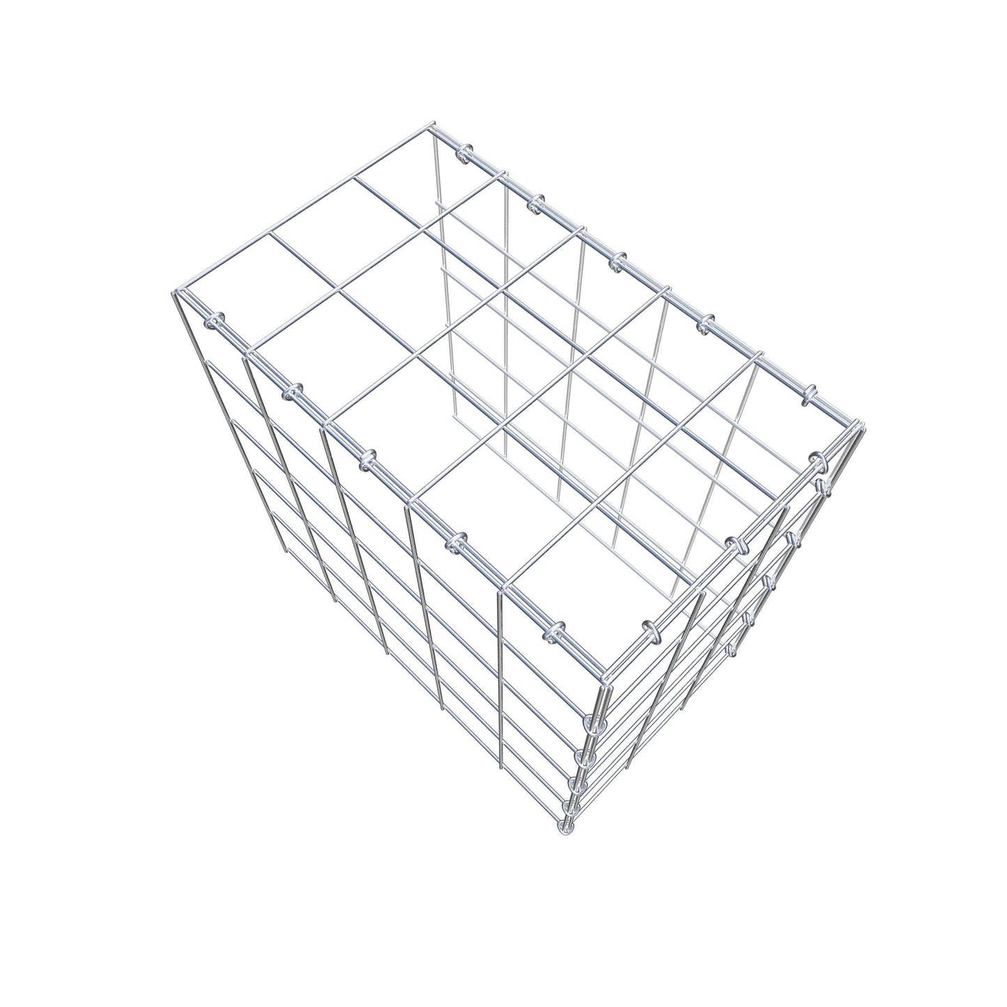 Add-on schanskorf type 4 50 cm x 50 cm x 30 cm (L x H x D), maaswijdte 10 cm x 10 cm, C-ring