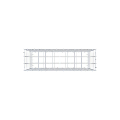 Schanskorf 100 cm x 100 cm x 30 cm (L x H x D), maaswijdte 10 cm x 10 cm, C-ring