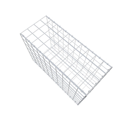 Mounted gabion type 2 100 cm x 70 cm x 40 cm (L x H x D), mesh size 10 cm x 10 cm, C-ring