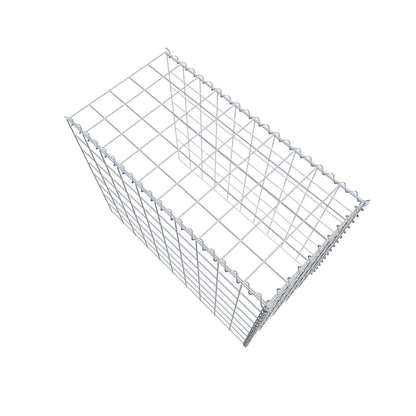 Grown-on gabion type 4 100 cm x 80 cm x 50 cm (L x H x D), mesh size 10 cm x 10 cm, spiral