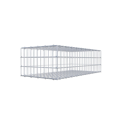 Gabion 100 cm x 30 cm x 50 cm (L x H x D), mesh size 5 cm x 10 cm, C-ring