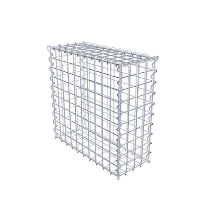 Gabion 50 cm x 50 cm x 20 cm (L x H x D), mesh size 5 cm x 5 cm, spiral