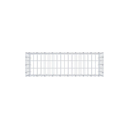 Gabion 100 cm x 40 cm x 30 cm (L x H x D), mesh size 5 x 10 cm, spiral ring