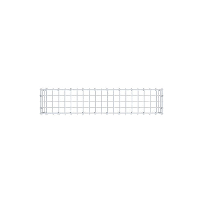 Anbaugabione Typ 3 100 cm x 20 cm x 20 cm (L x H x T), Maschenweite 5 cm x 10 cm, C-Ring