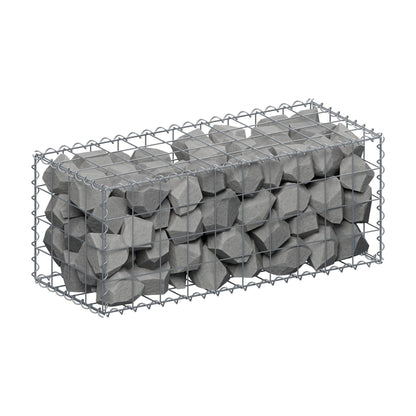 Gabion 100 cm x 40 cm x 40 cm (L x H x D), mesh size 10 cm x 10 cm, spiral
