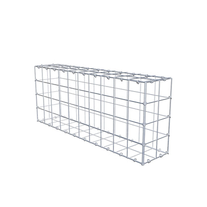 Gabião 100 cm x 40 cm x 20 cm (C x A x P), malhagem 10 cm x 10 cm, anel C