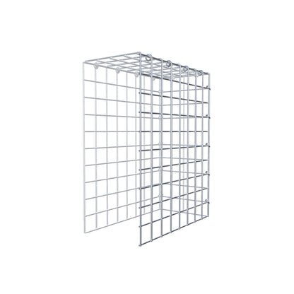 Gabião Tipo 4 50 cm x 40 cm x 20 cm (C x A x P), malhagem 5 cm x 5 cm, anel C