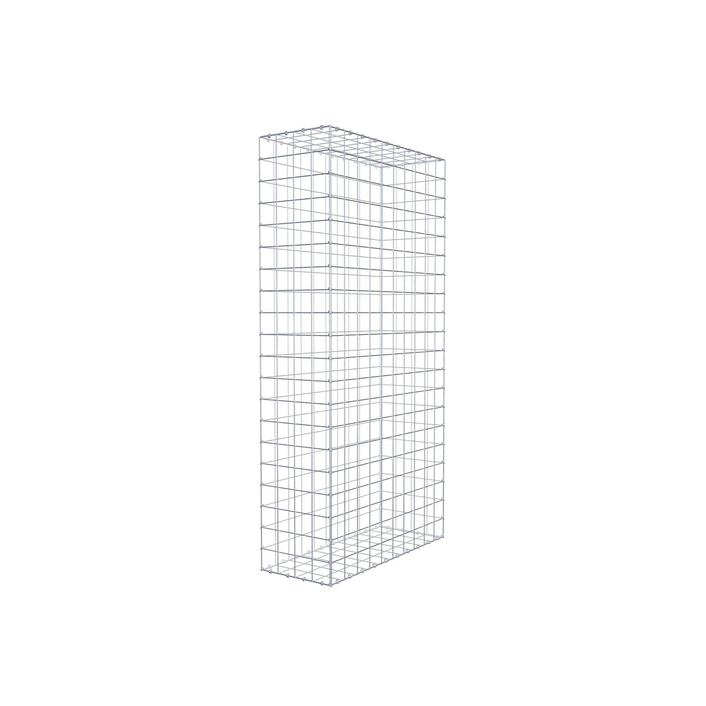 Gabion 200 cm x 100 cm x 40 cm (L x H x D), mesh size 10 cm x 10 cm, C-ring