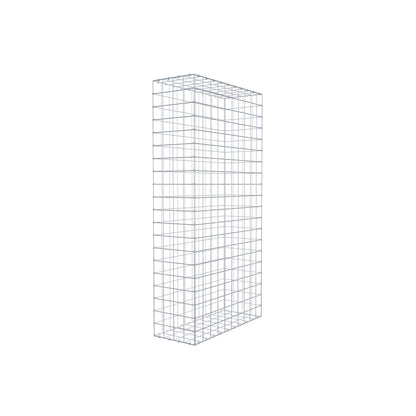 Gabion 200 cm x 100 cm x 40 cm (L x H x D), mesh size 10 cm x 10 cm, C-ring