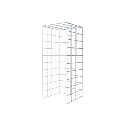 Gabbione aggiuntivo tipo 4 100 cm x 40 cm x 40 cm (L x H x P), maglia 10 cm x 10 cm, anello a C