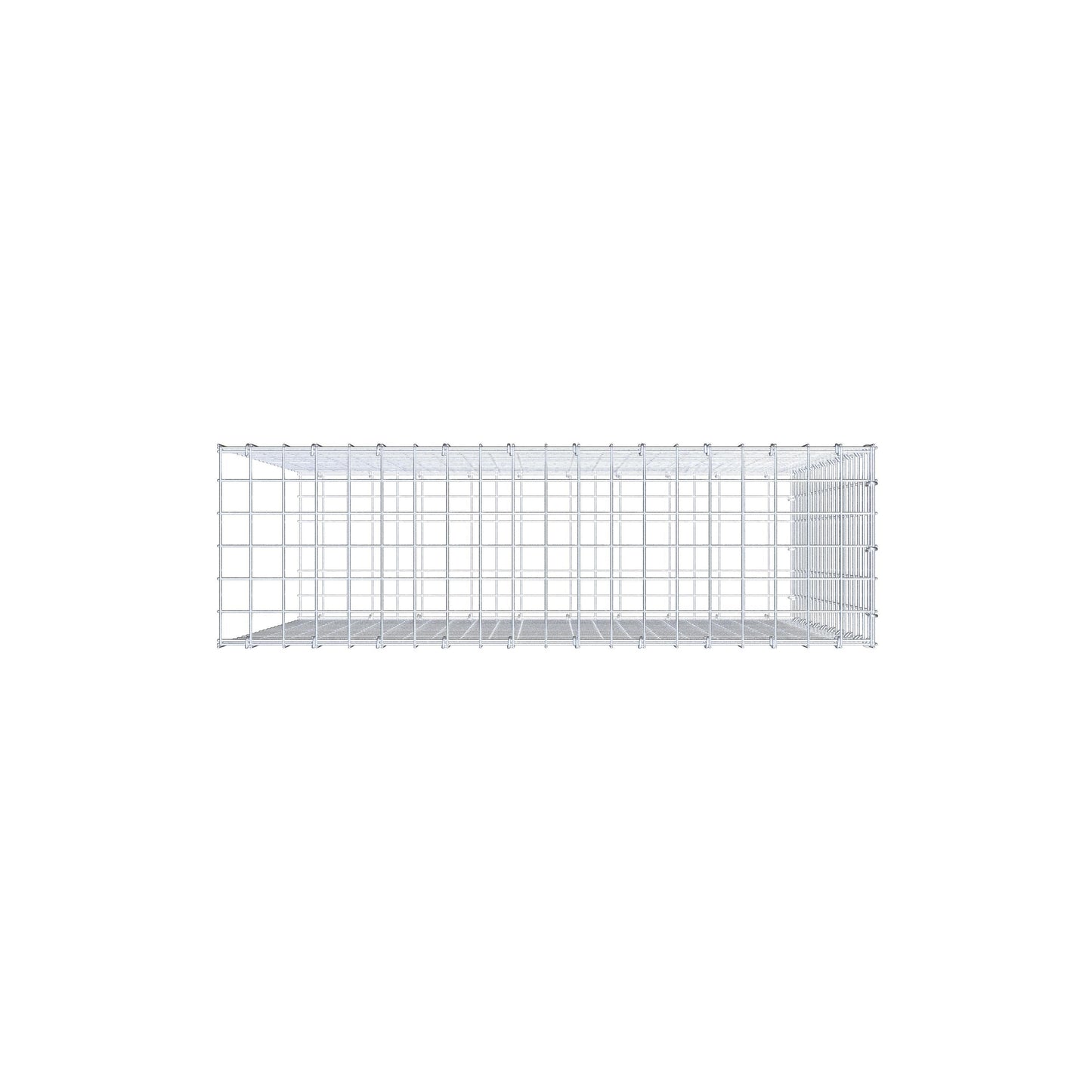 Fourche rapportée type 2 100 cm x 100 cm x 30 cm (L x H x P), mailles 5 cm x 5 cm, anneau C