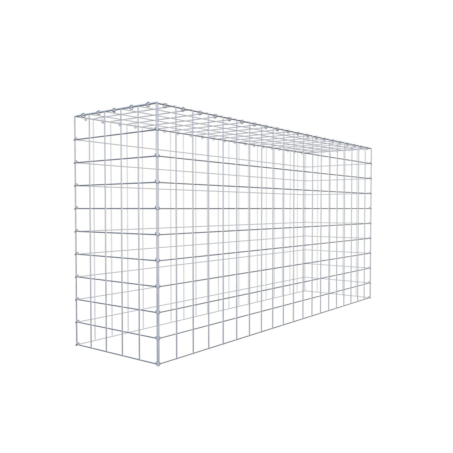 Gabião Tipo 3 200 cm x 100 cm x 50 cm (C x A x P), malhagem 10 cm x 10 cm, anel C