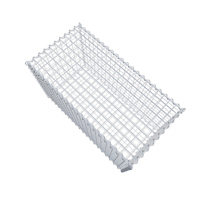 Schanskorf 100 cm x 60 cm x 50 cm (L x H x D), maaswijdte 5 cm x 5 cm, spiraalvormig