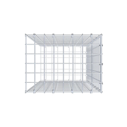 Anbaugabione Typ 2 80 cm x 40 cm x 30 cm (L x H x T), Maschenweite 5 cm x 5 cm, C-Ring