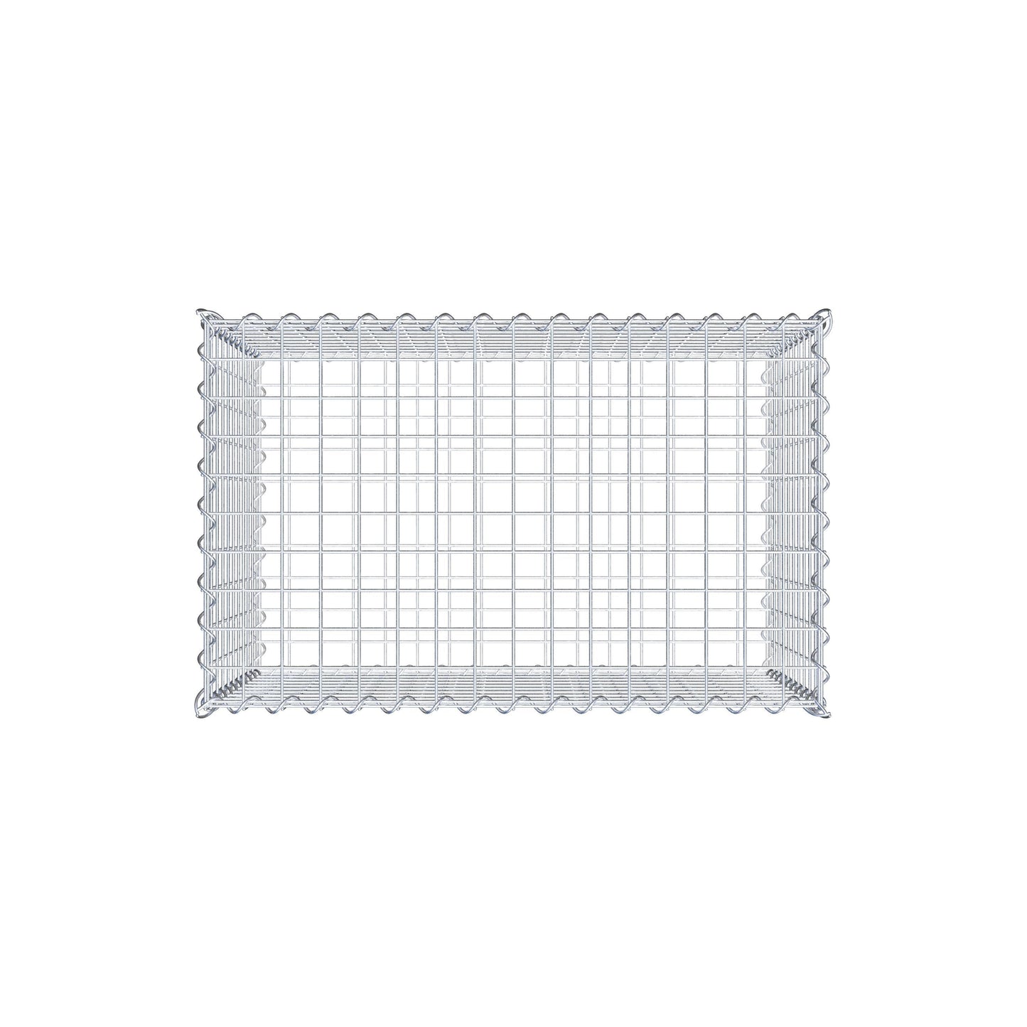 Gabion 80 cm x 50 cm x 50 cm (L x H x D), maskstorlek 5 cm x 5 cm, spiral