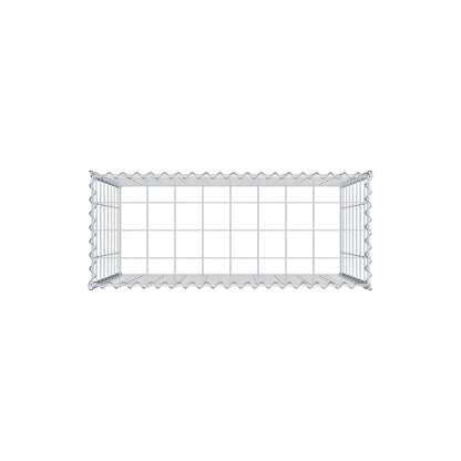 Add-on schanskorf type 3 100 cm x 80 cm x 40 cm (L x H x D), maaswijdte 10 cm x 10 cm, spiraalvormig