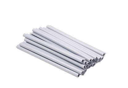 2x clips de fixation pour bande de protection visuelle Gris MW 5 x 20 cm