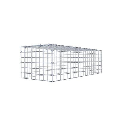 Mounted gabion type 3 100 cm x 30 cm x 40 cm (L x H x D), mesh size 5 cm x 5 cm, C-ring