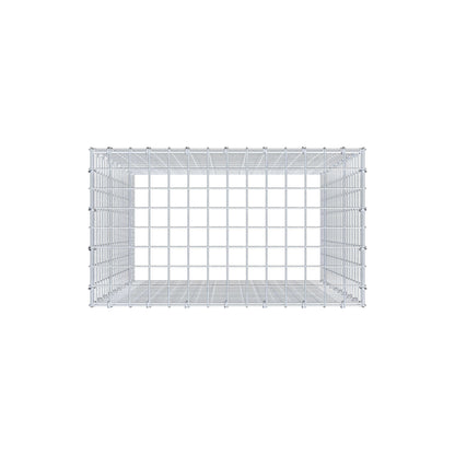 Anbaugabione Typ 3 100 cm x 70 cm x 40 cm (L x H x T), Maschenweite 5 cm x 5 cm, C-Ring