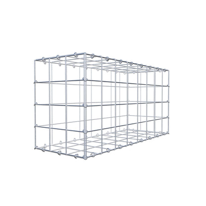 Gabião 80 cm x 40 cm x 30 cm (C x A x P), malhagem 10 cm x 10 cm, anel C