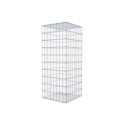 Gabião 100 cm x 40 cm x 40 cm (C x A x P), malhagem 5 cm x 10 cm, anel C