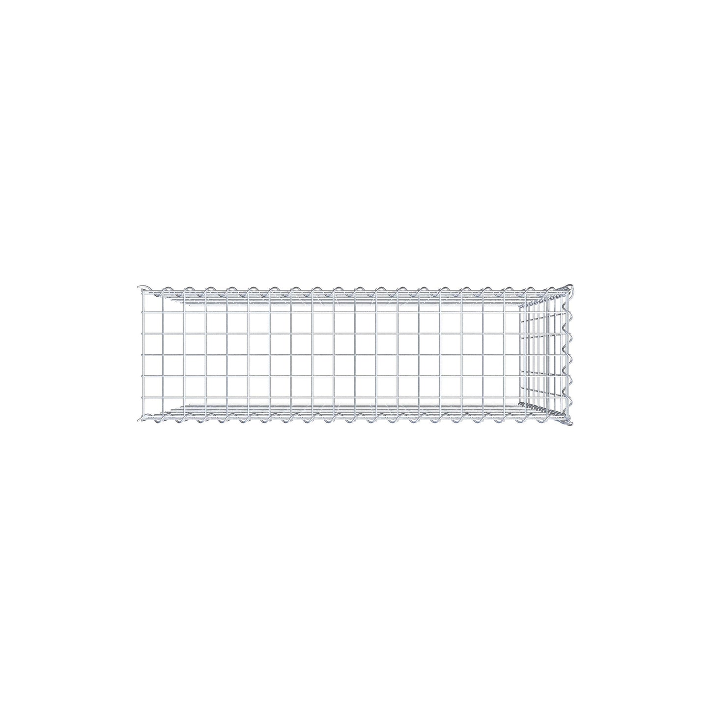 Gabbione aggiuntivo tipo 4 100 cm x 90 cm x 30 cm (L x H x P), maglia 5 cm x 10 cm, spirale