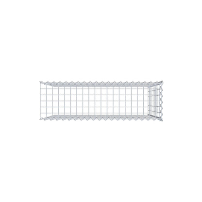 Gabbione aggiuntivo tipo 4 100 cm x 90 cm x 30 cm (L x H x P), maglia 5 cm x 10 cm, spirale
