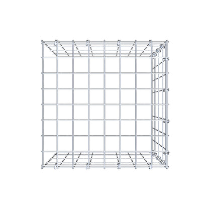 Gabião Tipo 4 40 cm x 40 cm x 40 cm (C x A x P), malhagem 5 cm x 10 cm, anel C